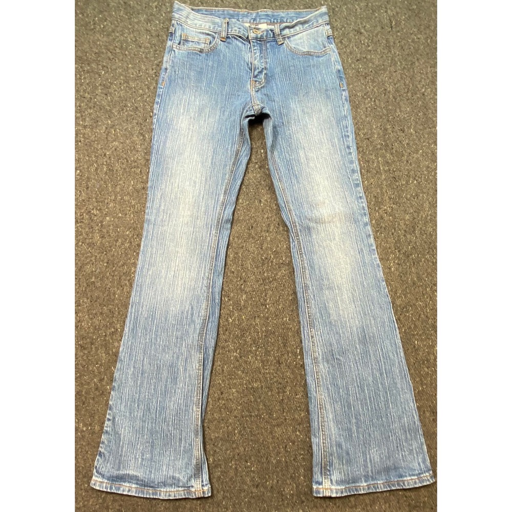 John Galt Flare Jeans S/28‎ Womens Light Wash Y2K Indie Low Mid Rise Denim